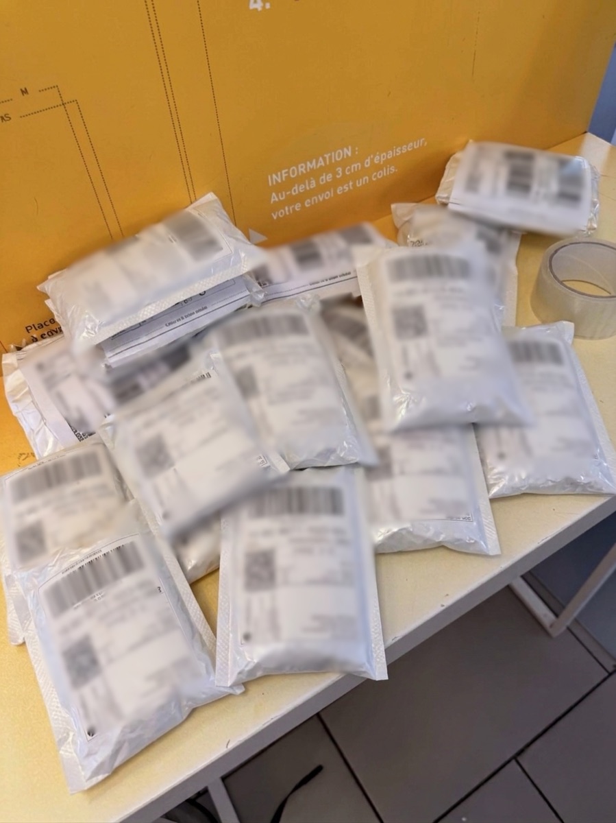Préparation d'une commande dans l'atelier Spool
